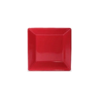 Travessa quadrada vermelha